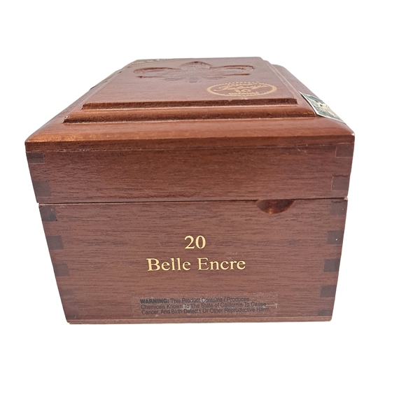 Tatuaje 10th Anniversary Belle Encre Wooden Cigar Box Hinge Lid 2015 Empty - Picture 7 of 14
